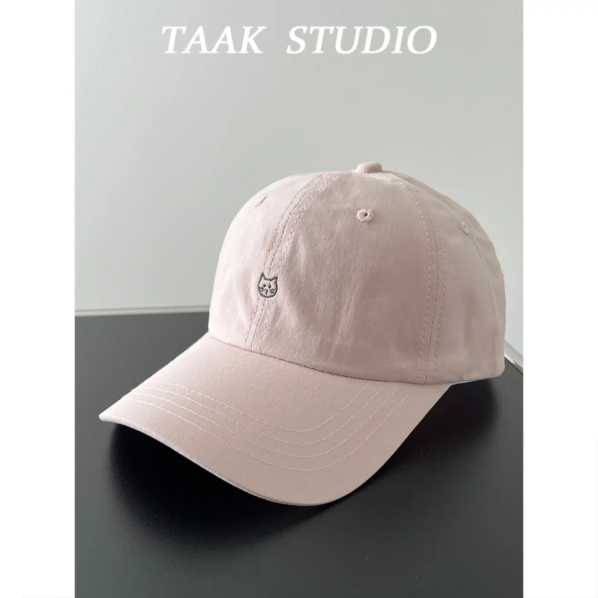Blue Kitten Baseball Cap for Women Spring Japanese Style - Image 7