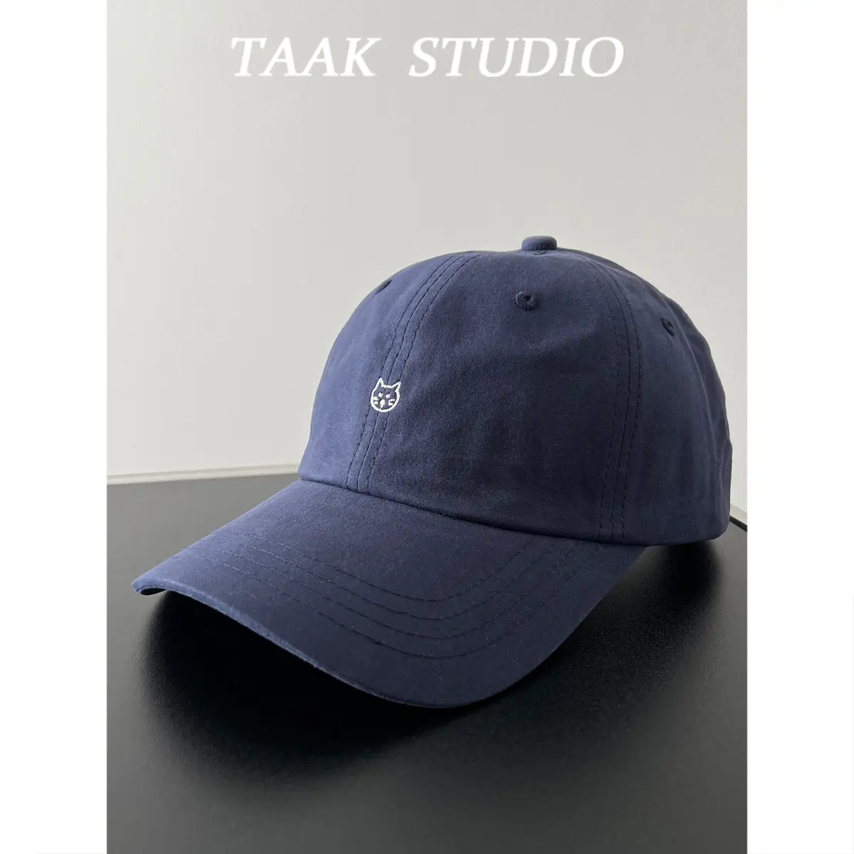 Blue Kitten Baseball Cap for Women Spring Japanese Style - Image 9