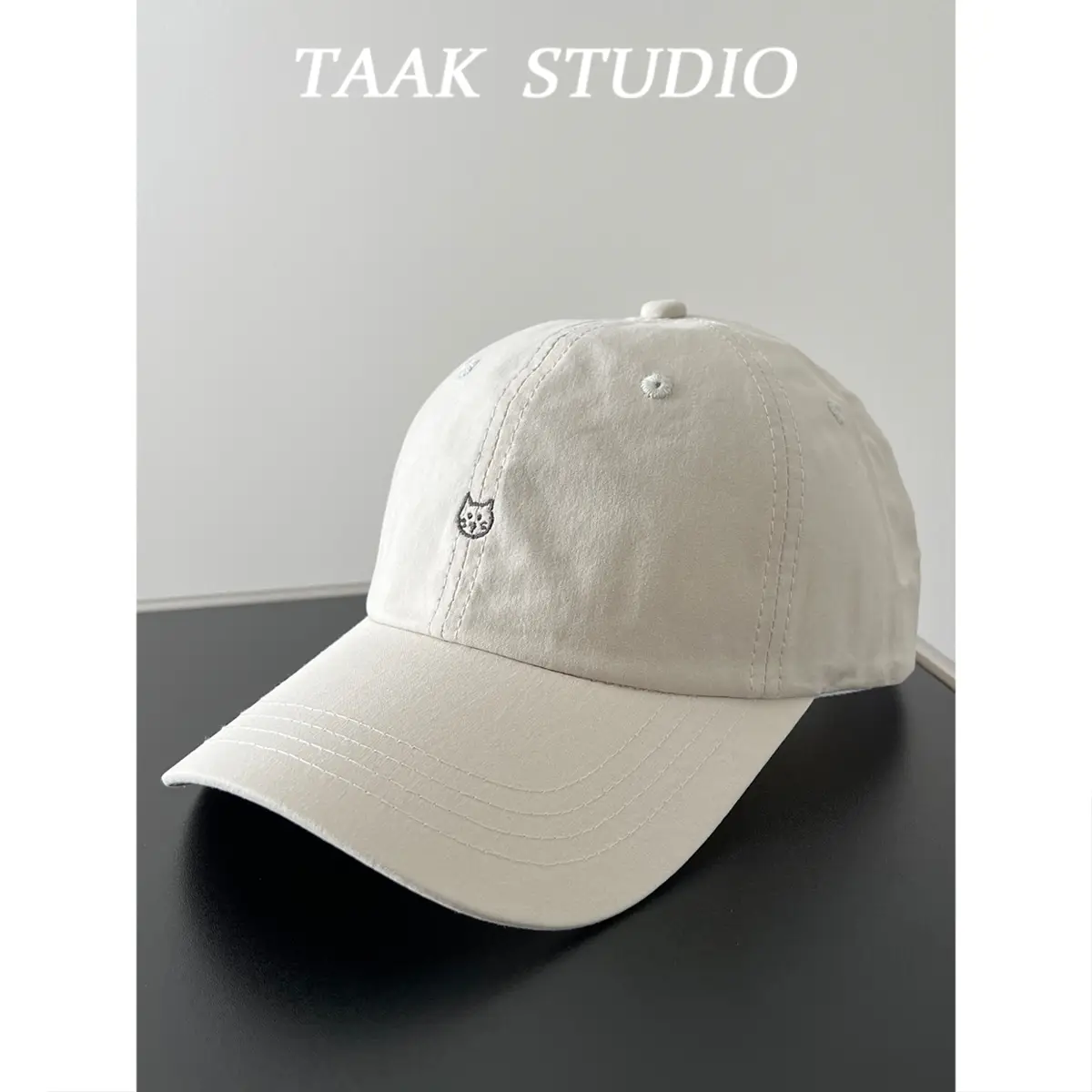 Blue Kitten Baseball Cap for Women Spring Japanese Style - Image 3