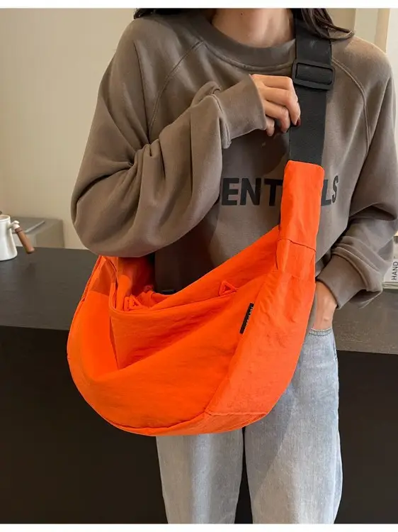 Women's Orange Crossbody Bag Nylon 2025 - Image 7