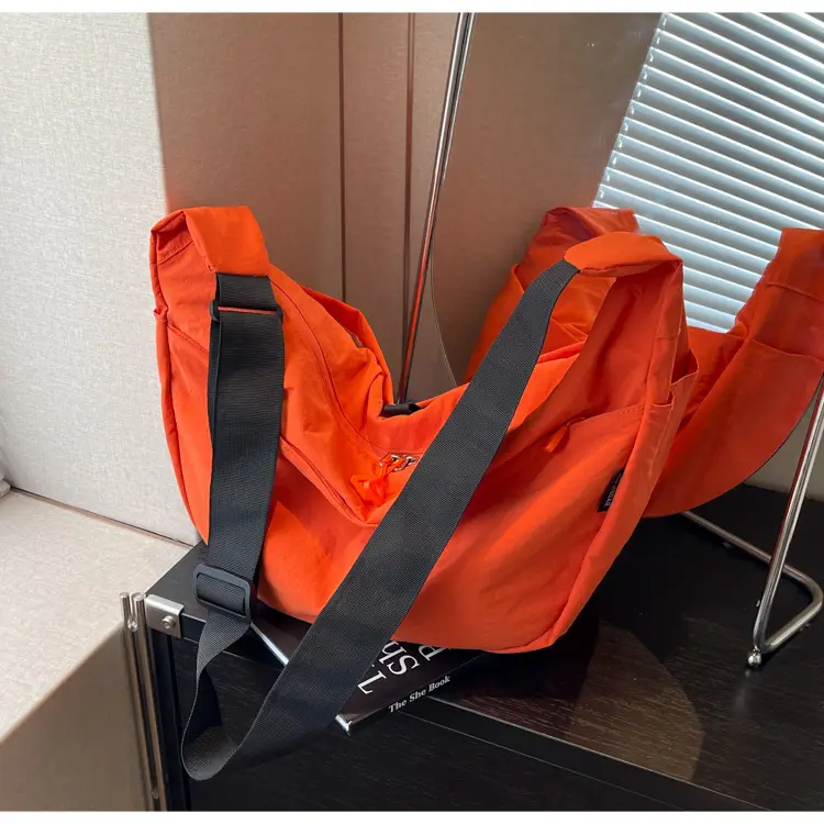 Women's Orange Crossbody Bag Nylon 2025 — feature 18
