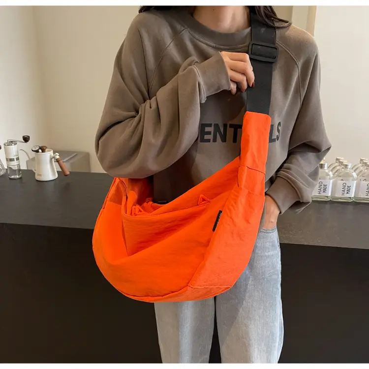 Women's Orange Crossbody Bag Nylon 2025 — feature 37