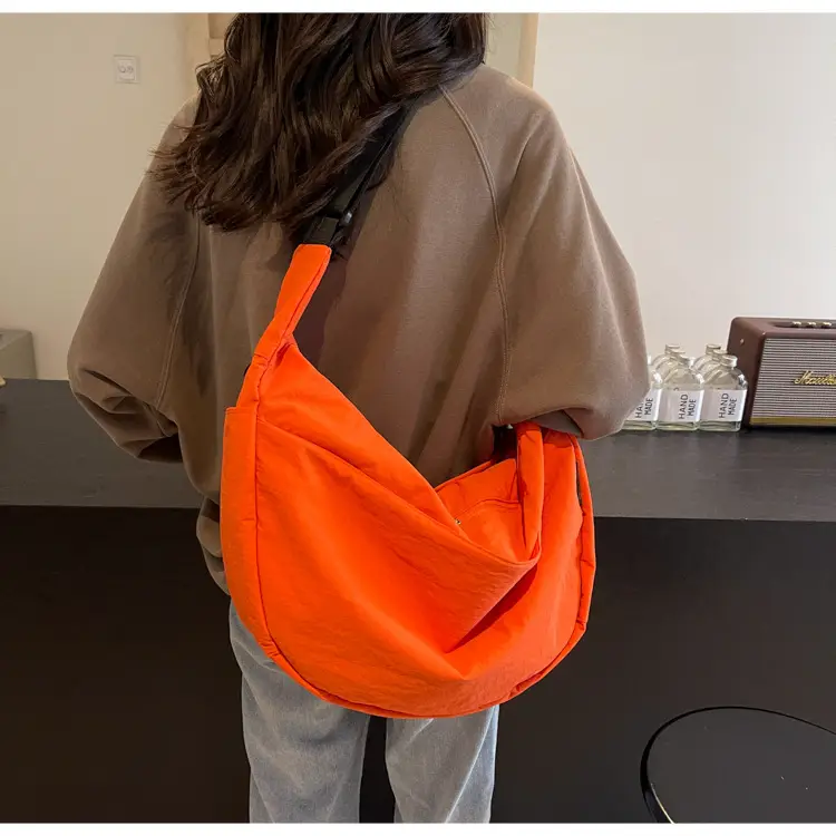 Women's Orange Crossbody Bag Nylon 2025 — feature 39