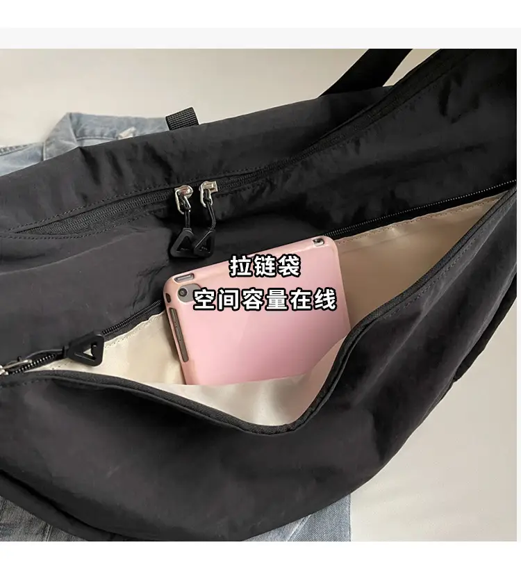 Women's Orange Crossbody Bag Nylon 2025 — feature 4