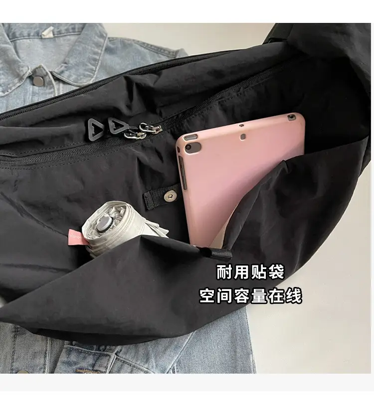 Women's Orange Crossbody Bag Nylon 2025 — feature 8