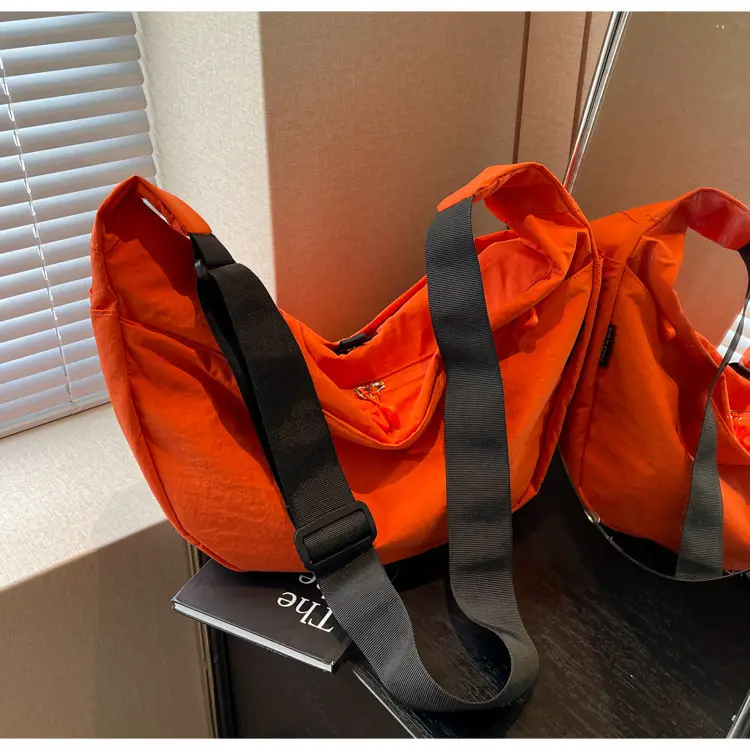 Women's Orange Crossbody Bag Nylon 2025 - Image 3