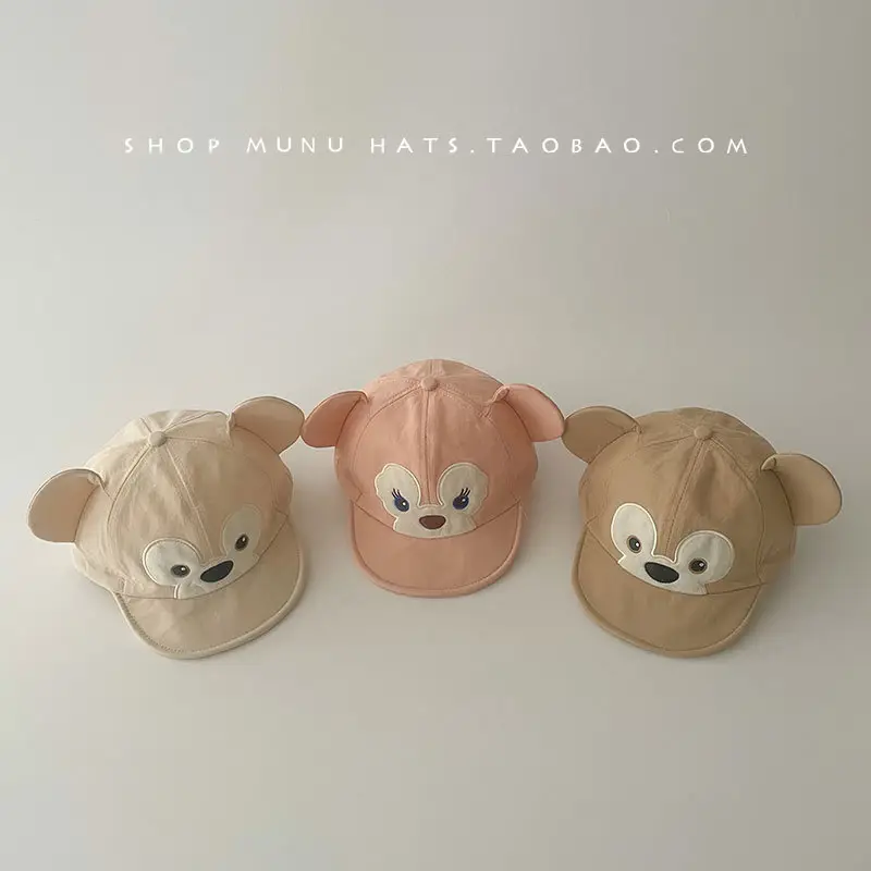 Baby Bear Hat with Soft Brim Cap for Girls Travel Sunshade — feature 20