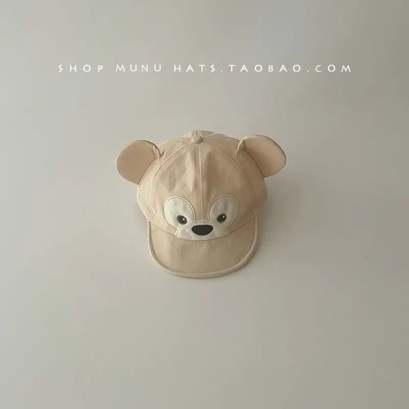 Baby Bear Hat with Soft Brim Cap for Girls Travel Sunshade