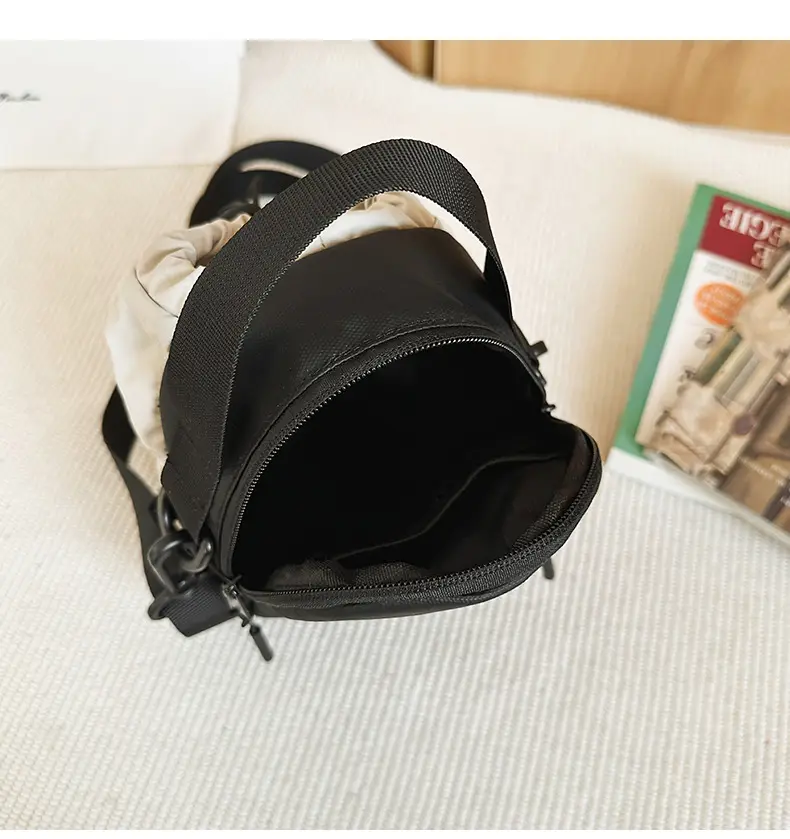 Crossbody Mobile Phone Bag with Water Cup & Drawstring Closure — feature 36