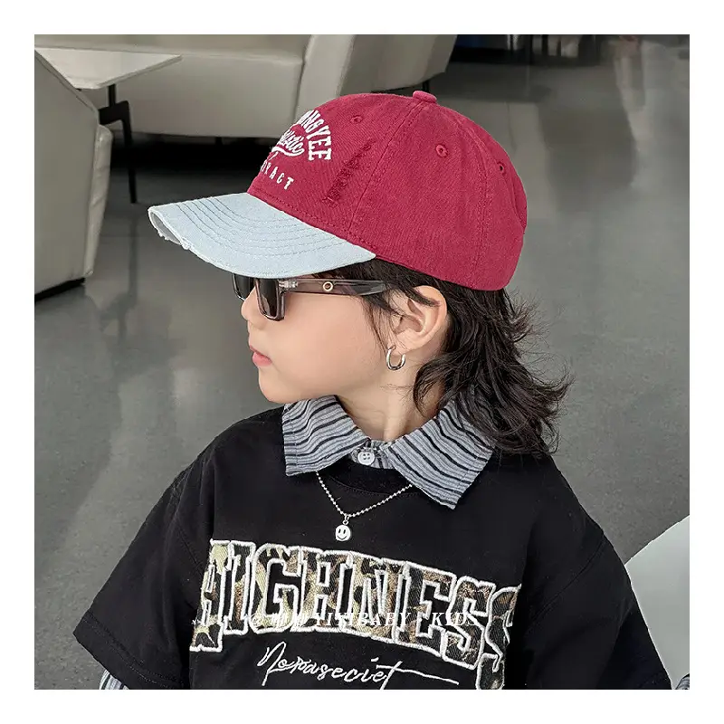 Children's Black Piphonite Artist Cap Baby Sunshade Baseball Cap - Image 9