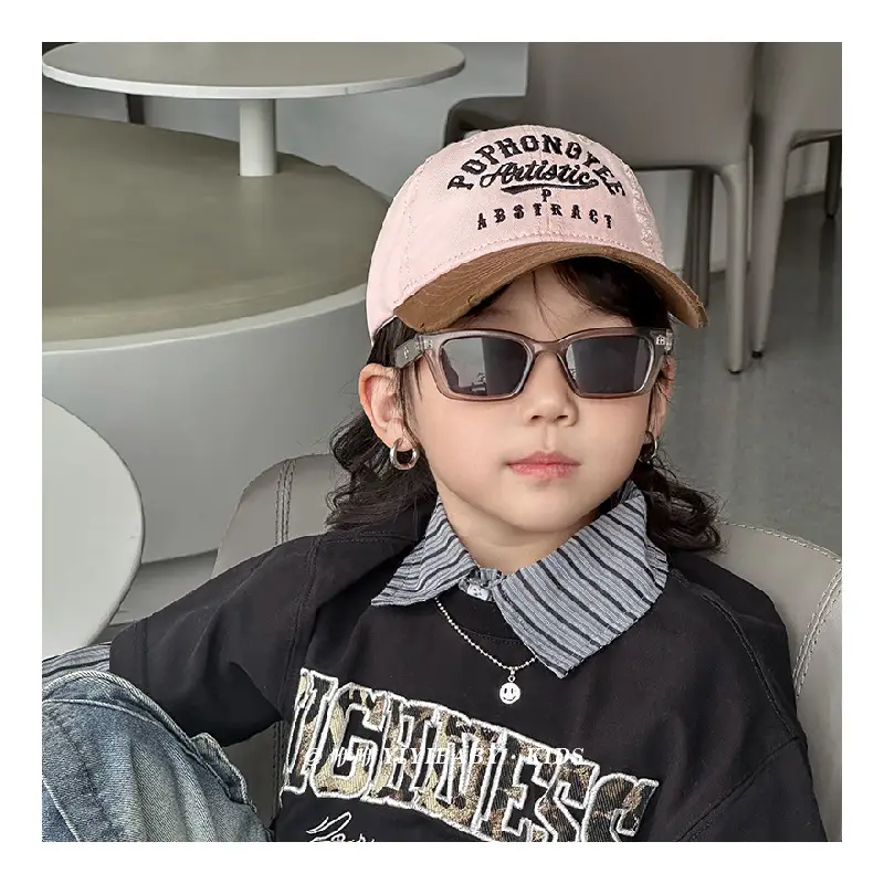 Children's Black Piphonite Artist Cap Baby Sunshade Baseball Cap - Image 10