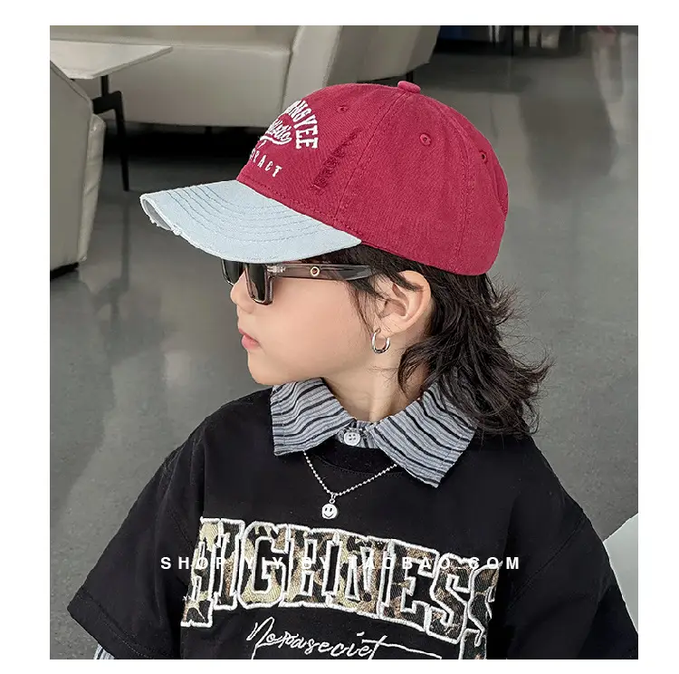 Children's Black Piphonite Artist Cap Baby Sunshade Baseball Cap — feature 5