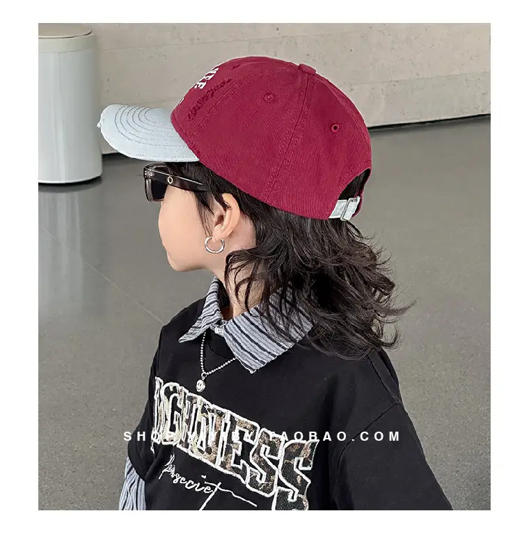 Children's Black Piphonite Artist Cap Baby Sunshade Baseball Cap — feature 6