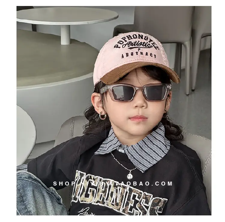 Children's Black Piphonite Artist Cap Baby Sunshade Baseball Cap — feature 8