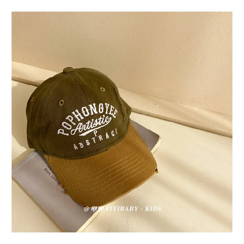 Children's Black Piphonite Artist Cap Baby Sunshade Baseball Cap - Image 6