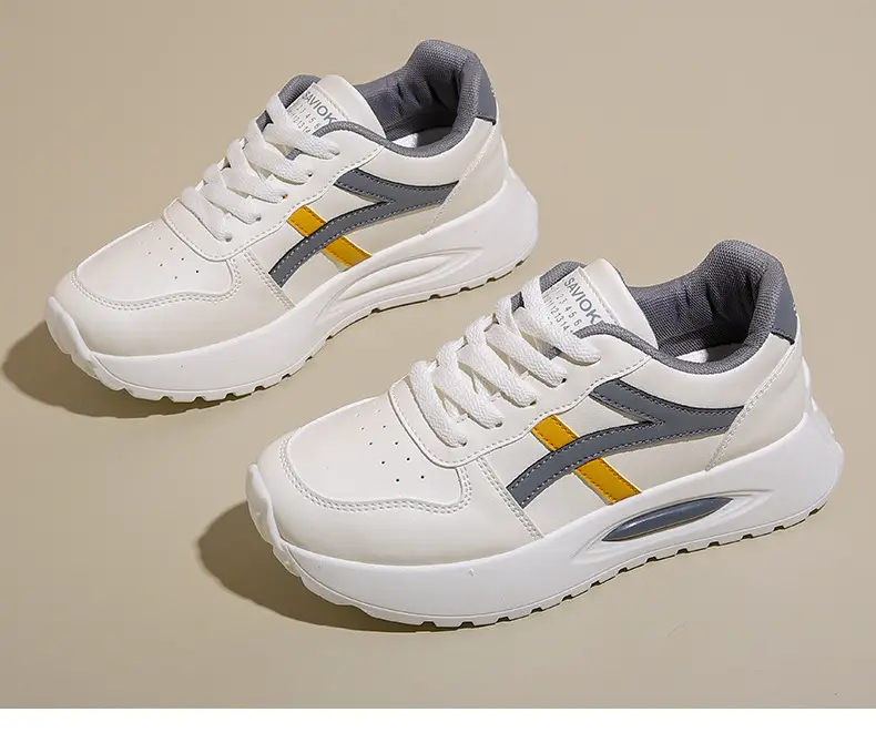 Women's White Grey Retro Training Shoes 2025 — feature 44