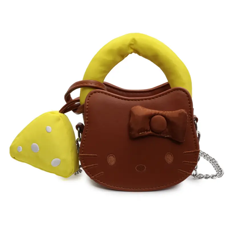 Hello Kitty Mini Shoulder Bag Red Blue Yellow Cartoon Design - Image 8