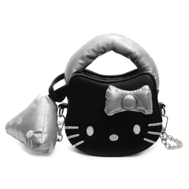 Hello Kitty Mini Shoulder Bag Red Blue Yellow Cartoon Design - Image 3