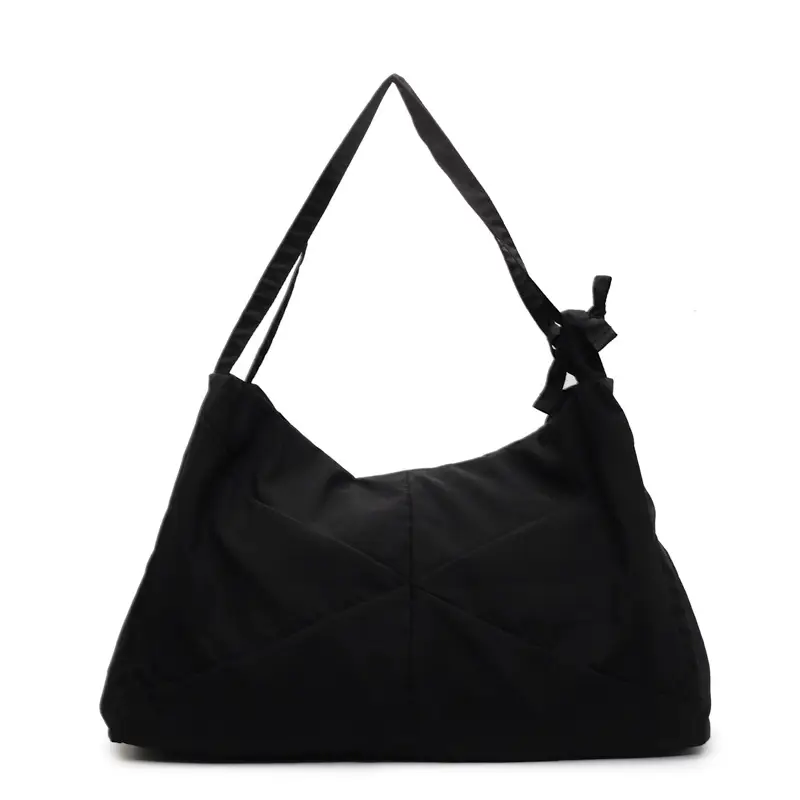 Blue Nylon Tote Bag for Women, Large Capacity, Casual Commute - Image 11