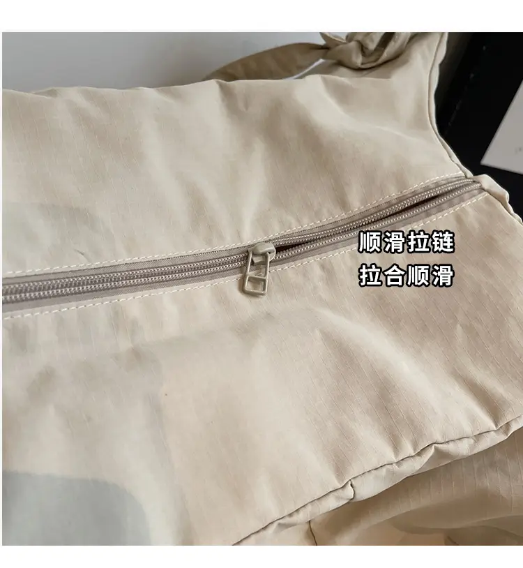 Blue Nylon Tote Bag for Women, Large Capacity, Casual Commute — feature 4