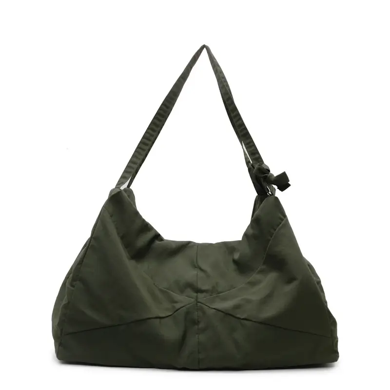 Blue Nylon Tote Bag for Women, Large Capacity, Casual Commute - Image 5