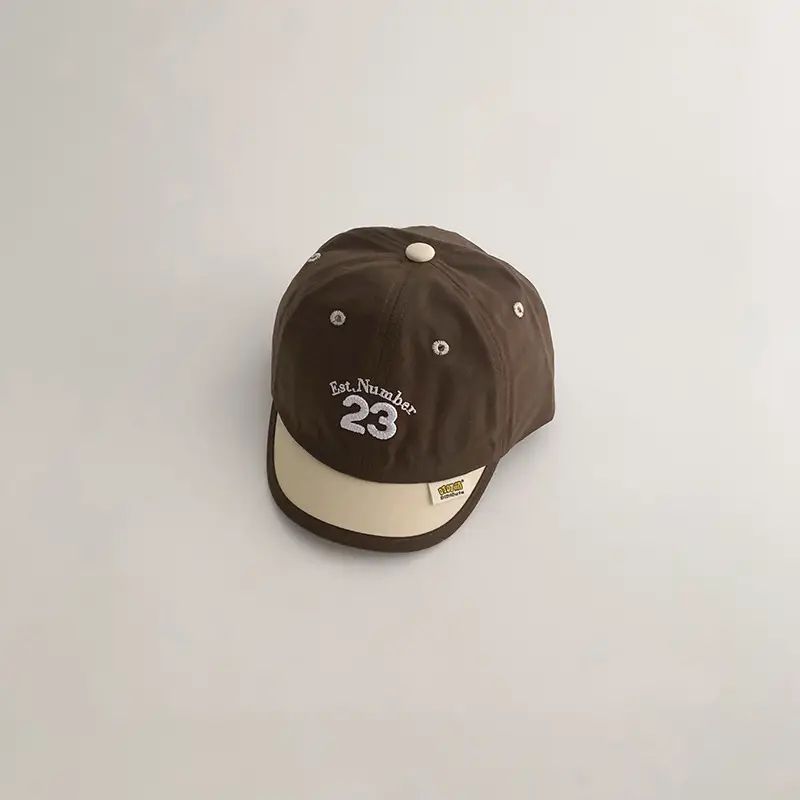 Blue Fila Kids Baseball Cap with Short Brim - Image 4
