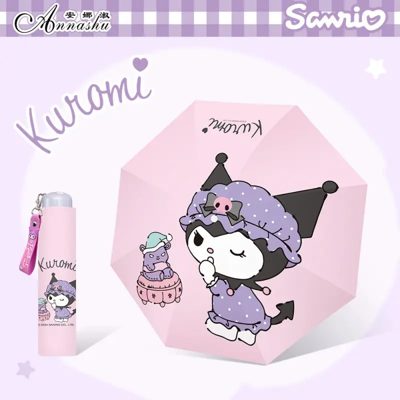 Portable Cartoon Sunscreen & Umbrella Set for Kids - Image 4