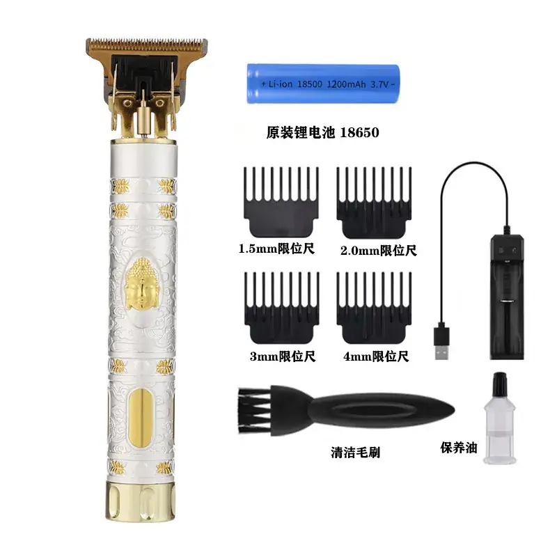 Electric Hair Clipper with 5 Blades & USB Charging - Image 38