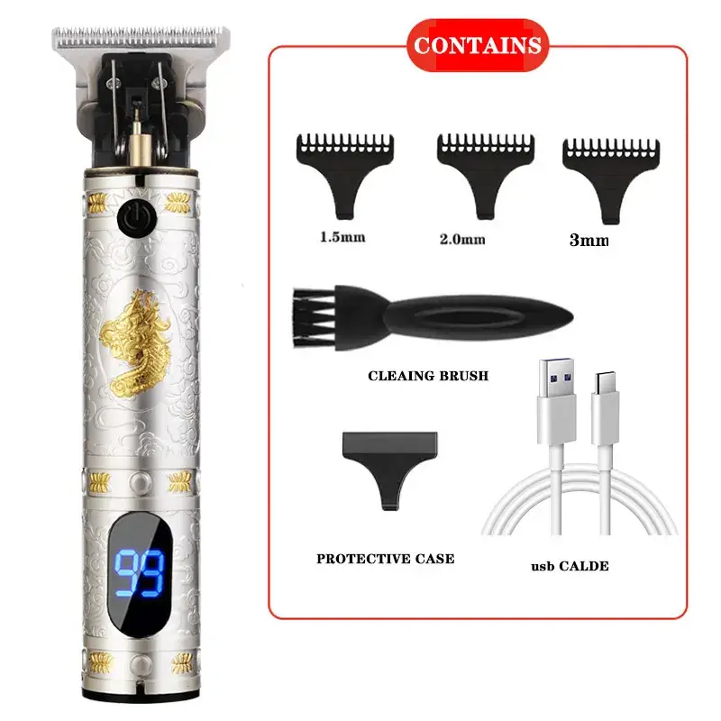 Electric Hair Clipper with 5 Blades & USB Charging - Image 22