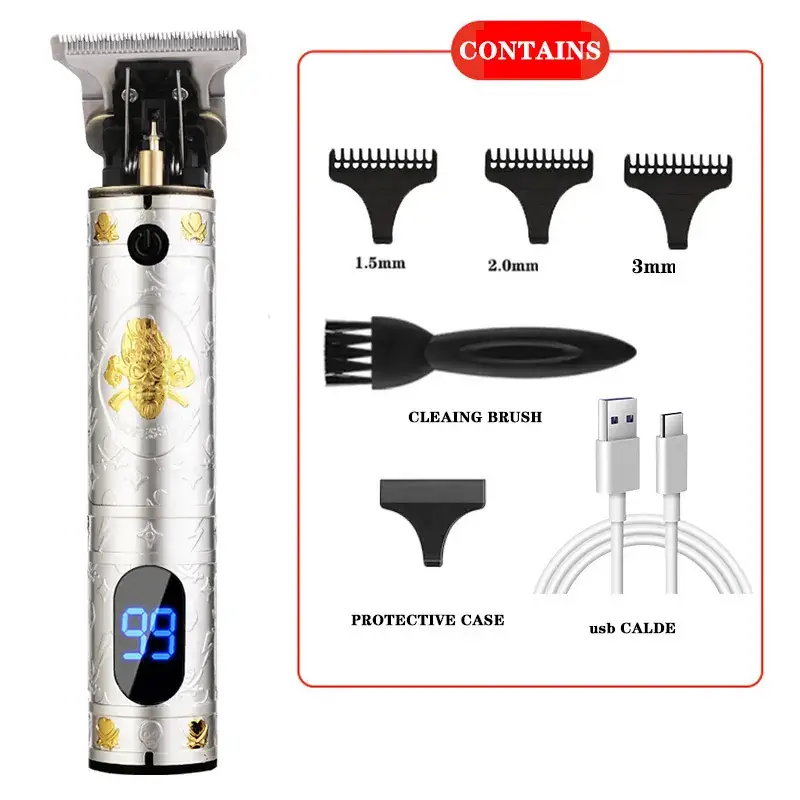 Electric Hair Clipper with 5 Blades & USB Charging - Image 25