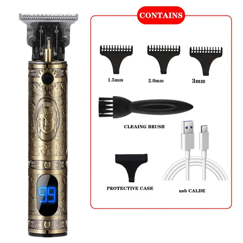 Electric Hair Clipper with 5 Blades & USB Charging - Image 26