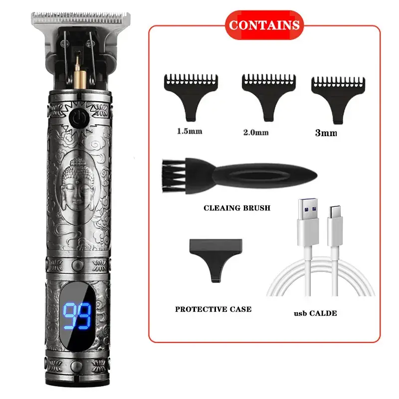 Electric Hair Clipper with 5 Blades & USB Charging - Image 27