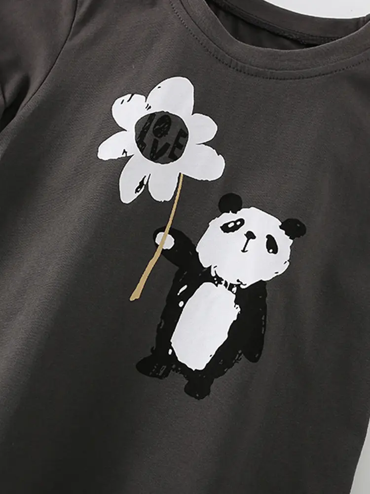Malwee Boys T-Shirt Black Summer Round Neck Short Sleeve