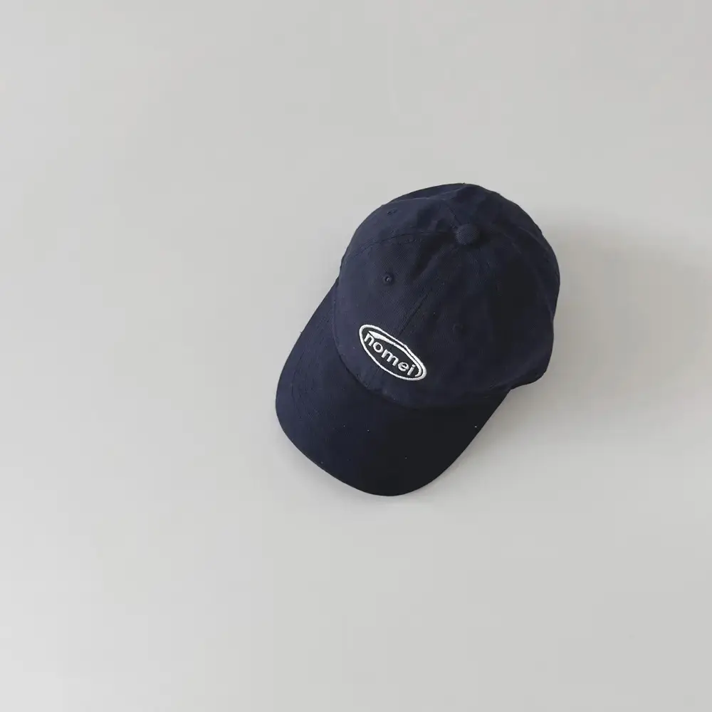 Kids Blue Baseball Cap with Letter Embroidery - Image 2