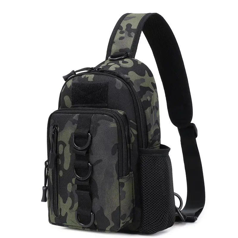 Men's Camouflage Crossbody Bag Large Capacity Climbing Shoulder Bag - Image 4