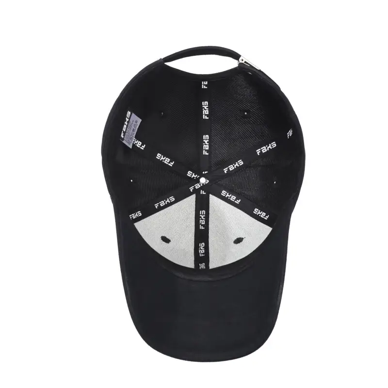 Men's Black Embroidered FBQE Cap - Image 10