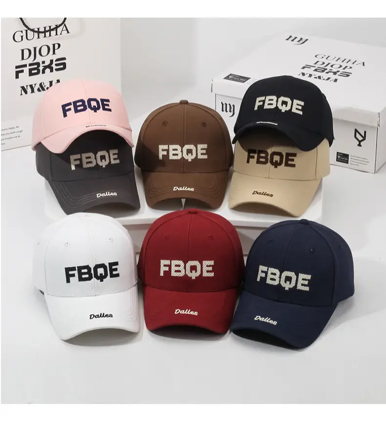 Men's Black Embroidered FBQE Cap — feature 8