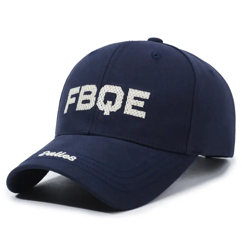 Men's Black Embroidered FBQE Cap - Image 5