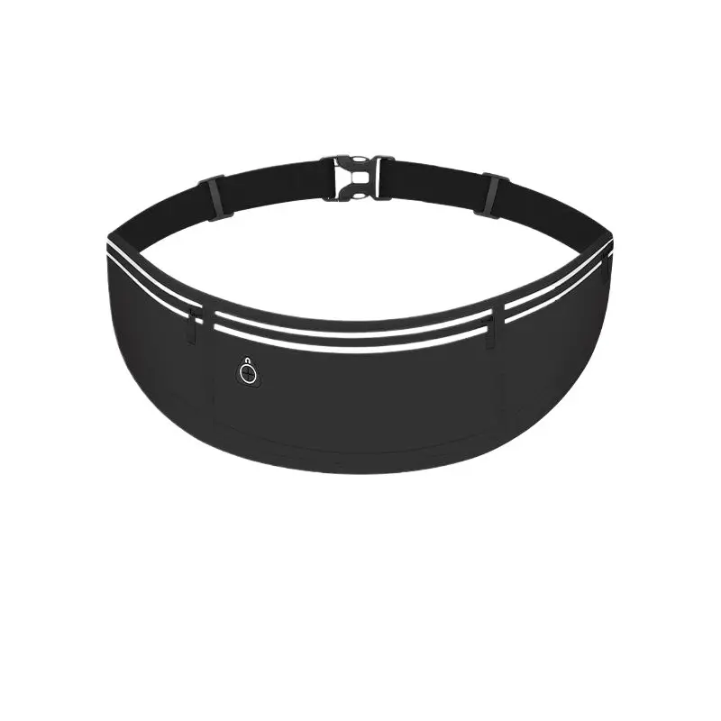 Gray Invisible Waist Belt Sports Fitness Bag for Men Women