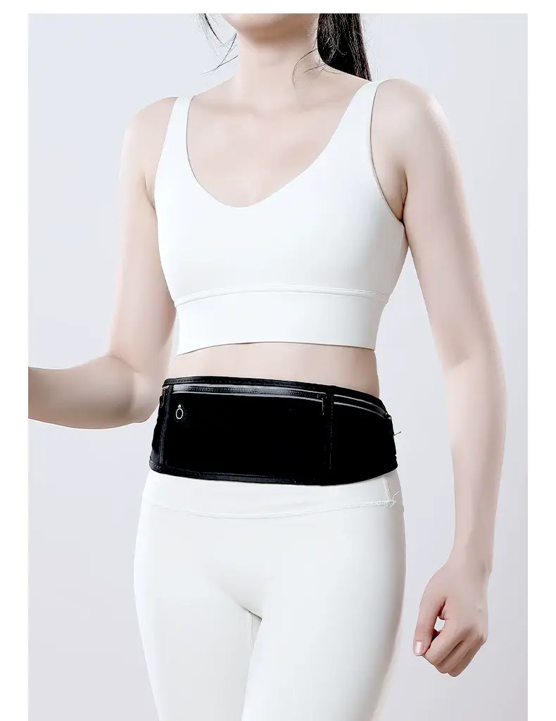 Gray Invisible Waist Belt Sports Fitness Bag for Men Women — feature 13