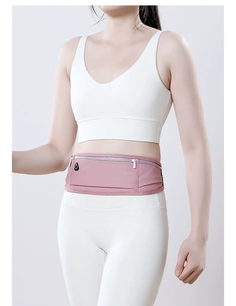 Gray Invisible Waist Belt Sports Fitness Bag for Men Women — feature 16