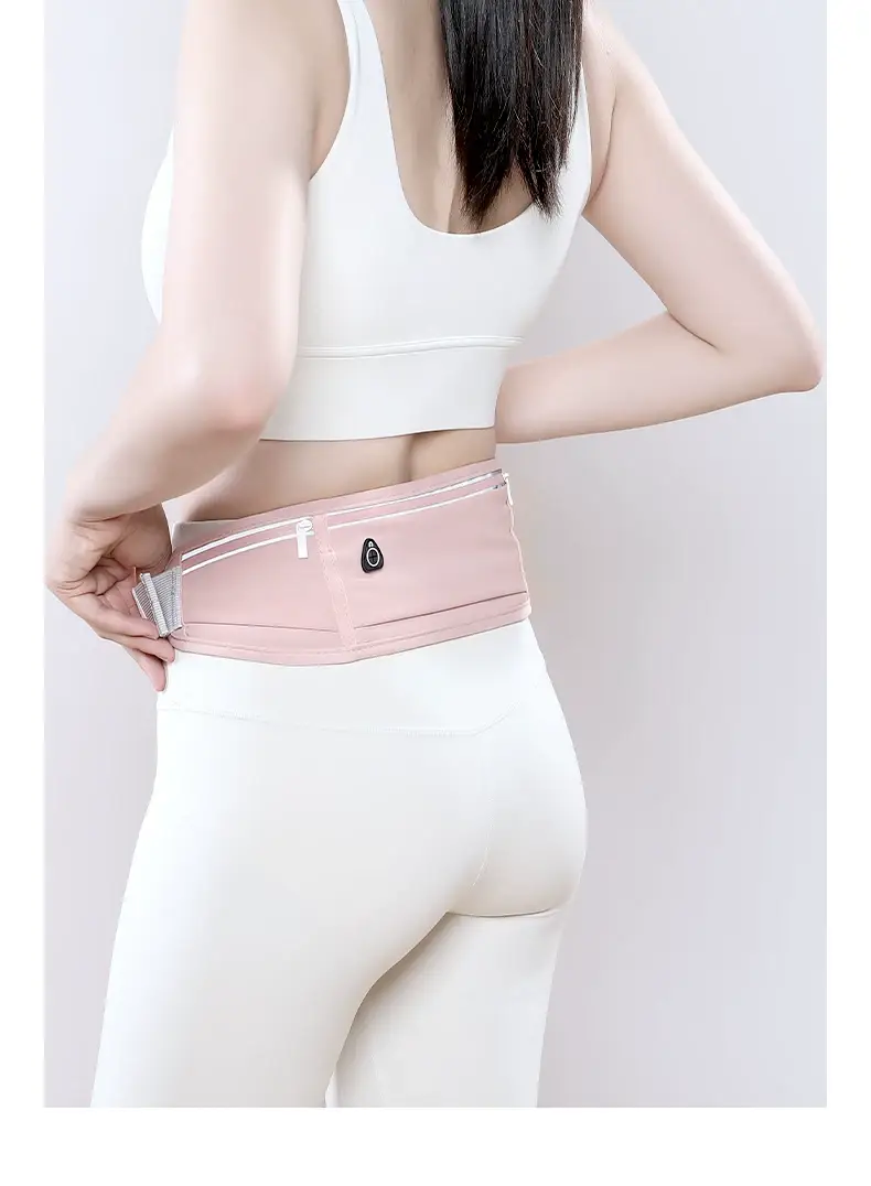 Gray Invisible Waist Belt Sports Fitness Bag for Men Women — feature 18