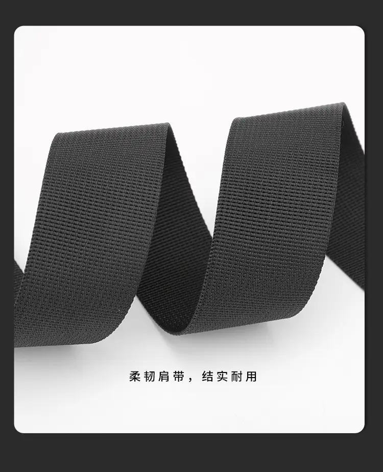 Men's Black Waist Bag with Adjustable Strap — feature 19
