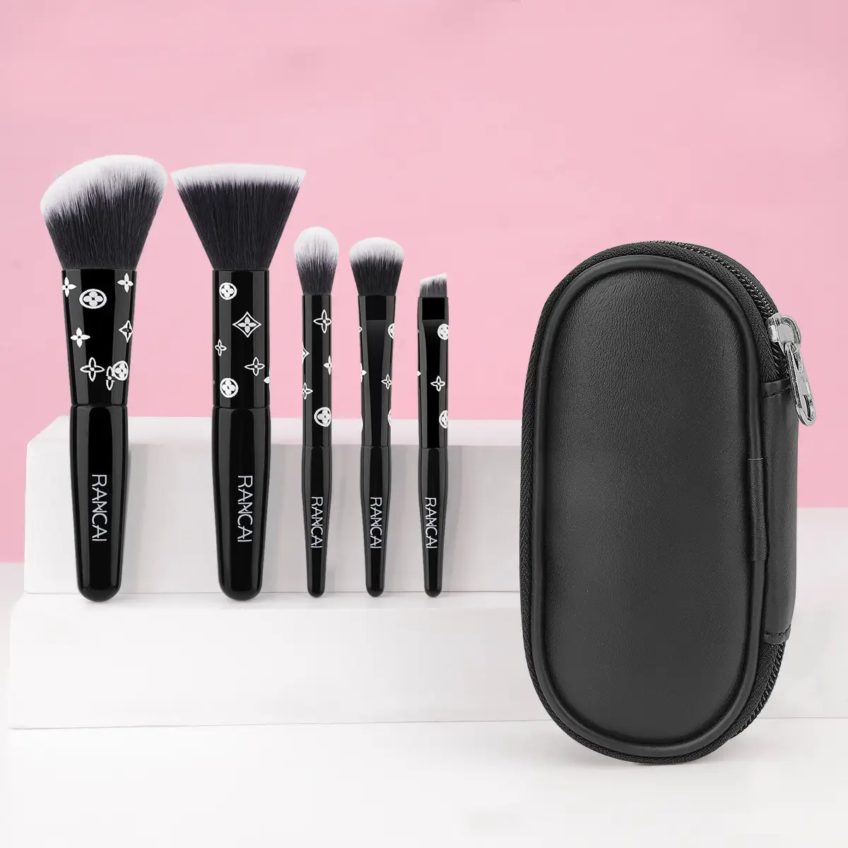 5 Mini Pink Makeup Brushes Set for Beginners — feature 5