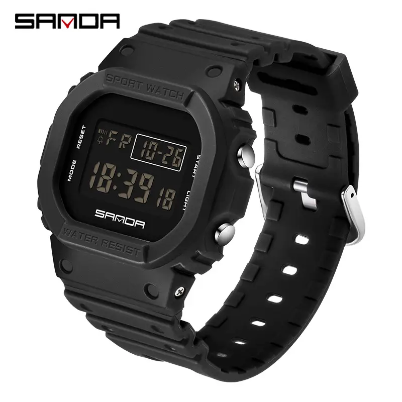 Sanda Cross-border Hot Watch Waterproof Multi-function Electronic Watch for Men Women - Image 4