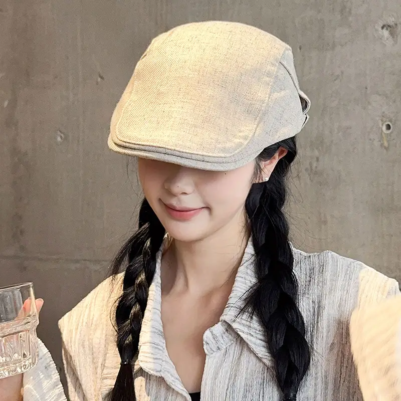 Japanese Literary Retro Black Progressive Cap for Kids - Image 5