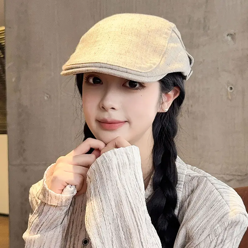Japanese Literary Retro Black Progressive Cap for Kids — feature 17
