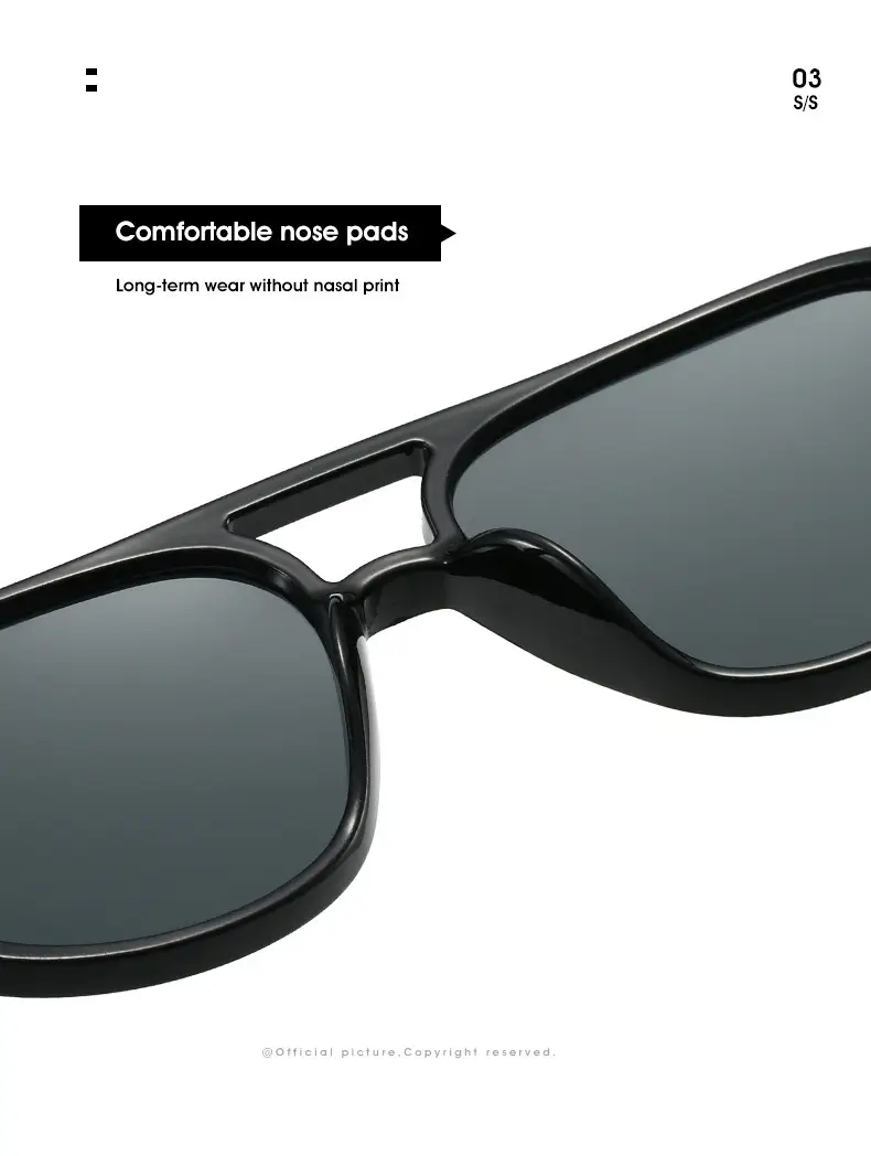 Retro Aviator Sunglasses Gray + Gray — feature 10