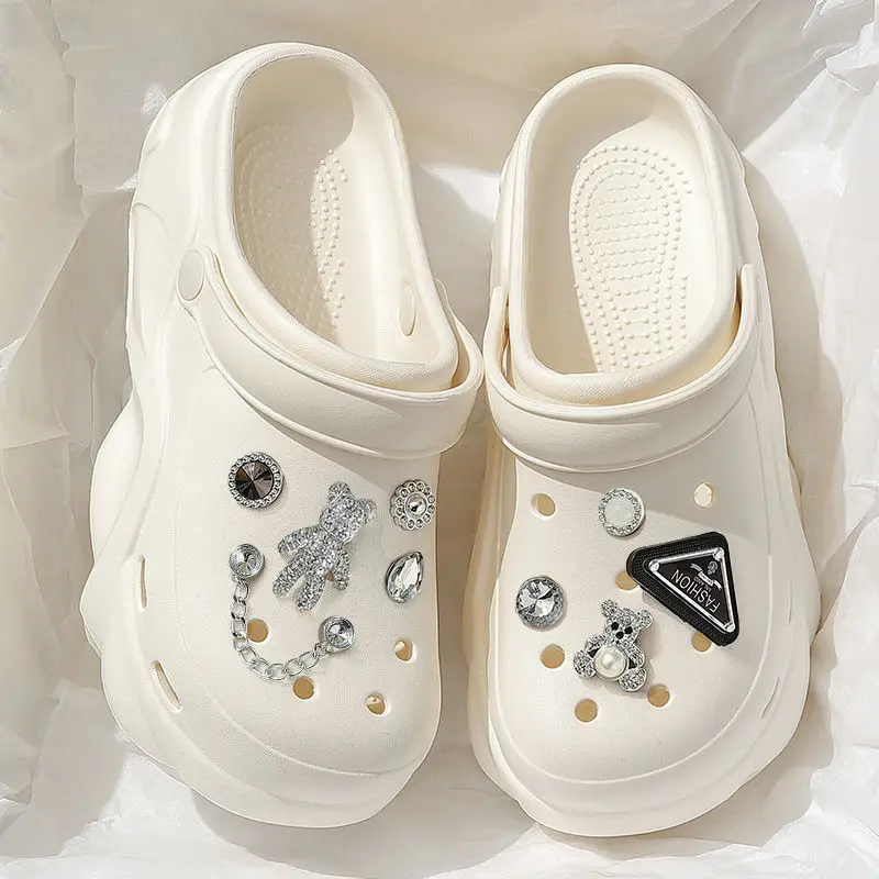 Beach Clogs for Women, New Summer Eva Thick-Soled Half-Pack Internet Celebrity Beach Sandals for Women, Wholesale - Image 25