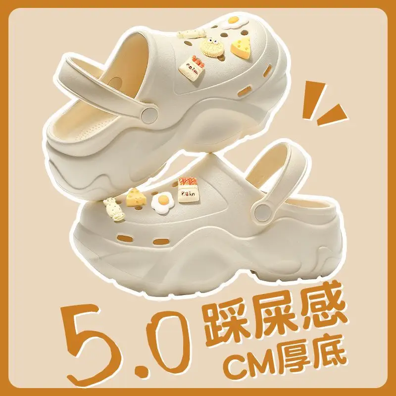 Beach Clogs for Women, New Summer Eva Thick-Soled Half-Pack Internet Celebrity Beach Sandals for Women, Wholesale - Image 26